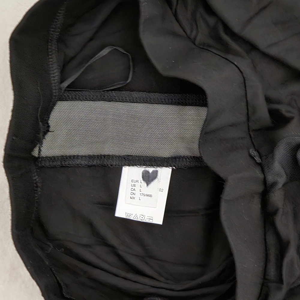 Black sexy leggings size large